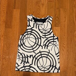 Nike Black and White Basketball Jersey